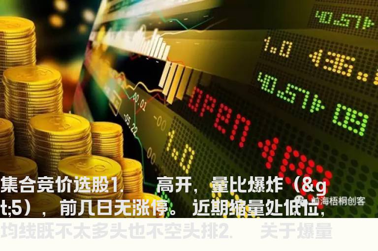 集合竞价选股