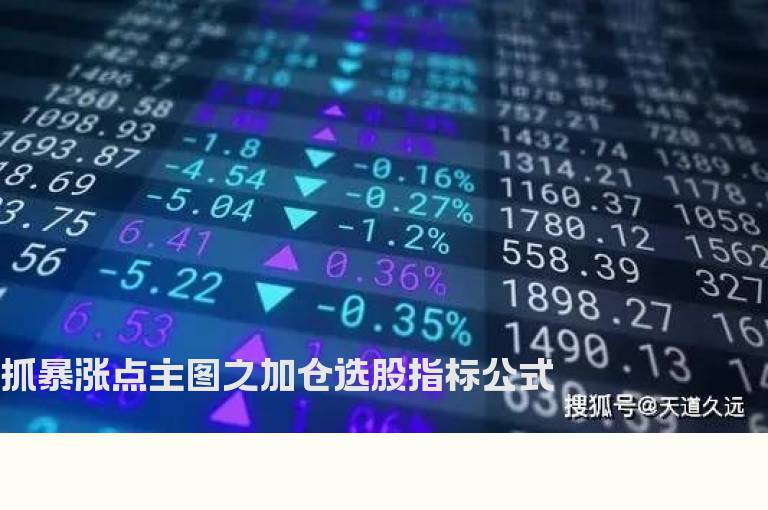 抓暴涨点主图之加仓选股指标公式