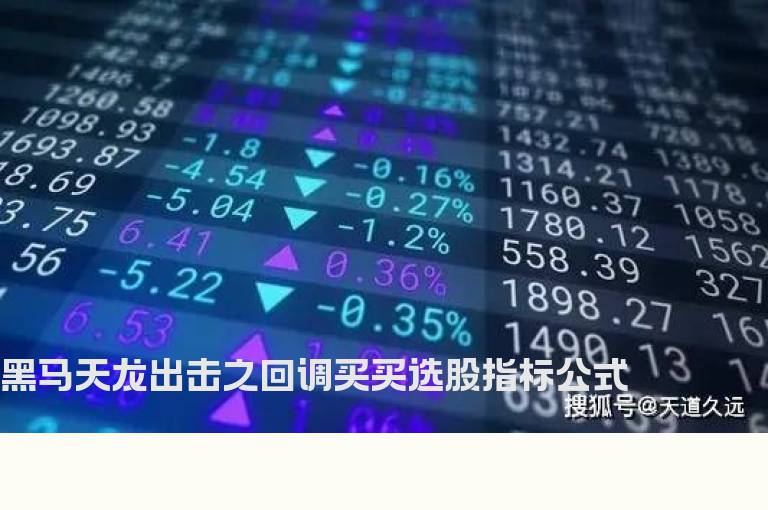 黑马天龙出击之回调买买选股指标公式