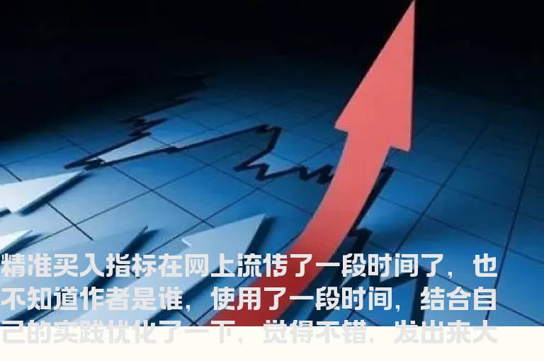 精准买入 筑底反弹信号副图指标 通达信 贴图 无未来