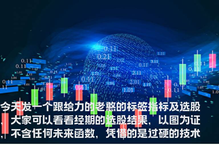 标签副图及选股预警公式－－老憨的标签指标及选股，以图为证