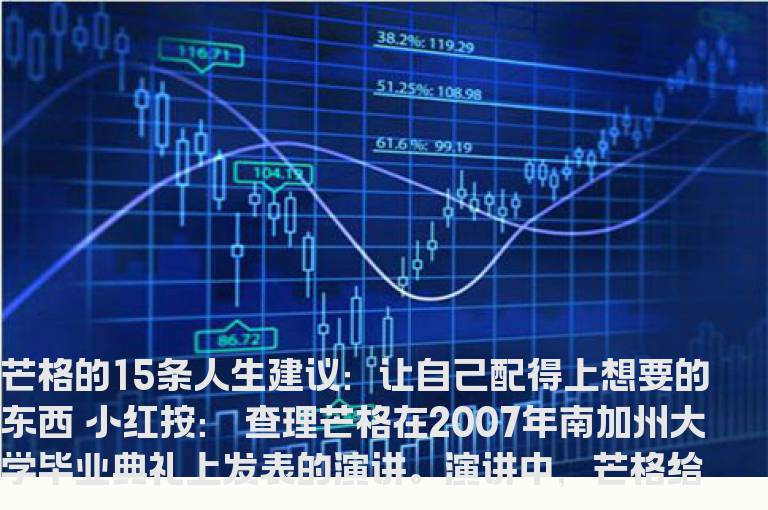 芒格的15条人生建议：让自己配得上想要的东西