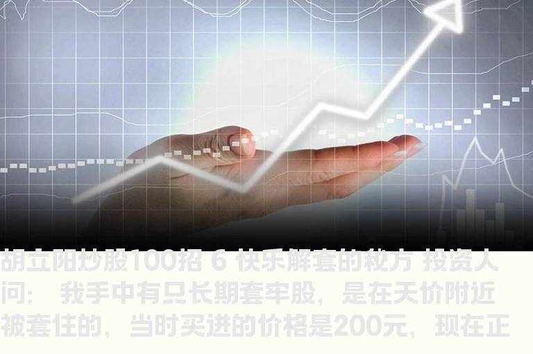 胡立阳炒股100招 快乐解套的秘方（6-10招）