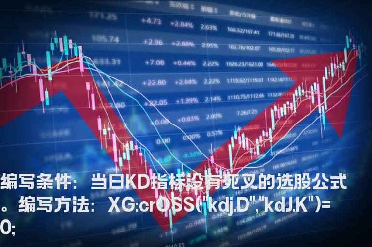 当日KD指标没有死叉的选股公式