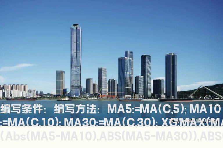 均线数值在正负1%之内的选股公式