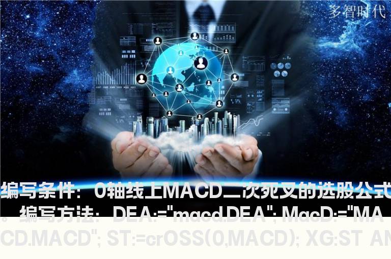 0轴线上MACD二次死叉的选股公式