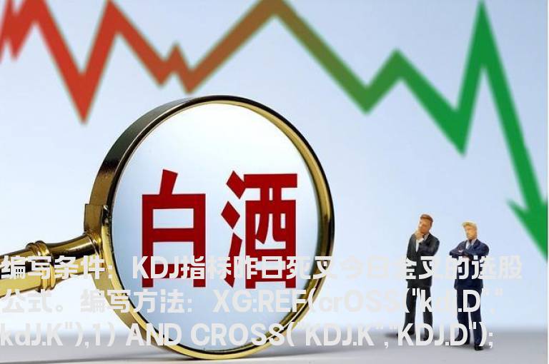 KDJ指标昨日死叉今日金叉的选股公式