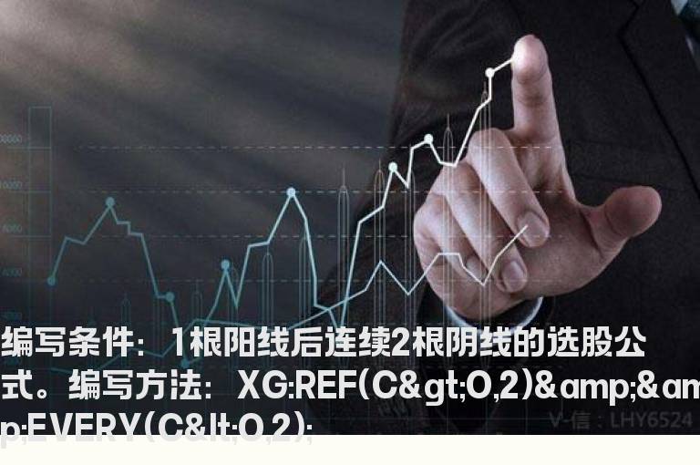 1根阳线后连续2根阴线的选股公式