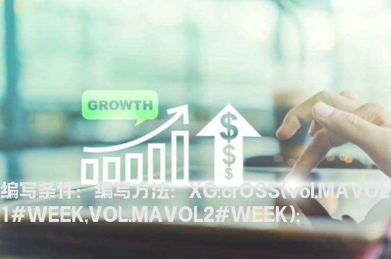 成交量5周均量线与10周均量线金叉的选股公式