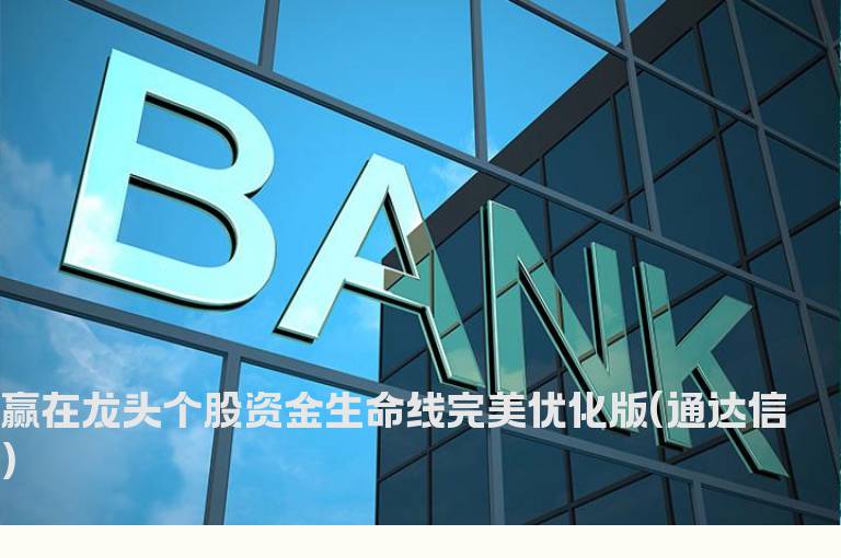 赢在龙头个股资金生命线完美优化版(通达信)