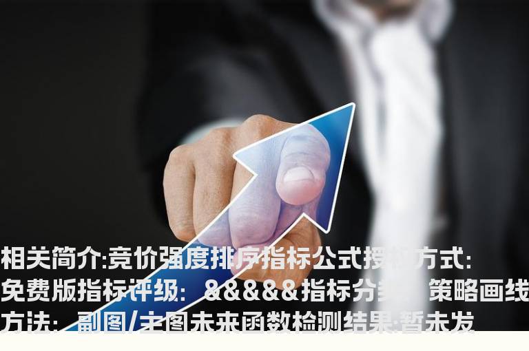 竞价强度排序指标公式