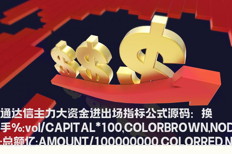 通达信主力大资金进出场指标公式