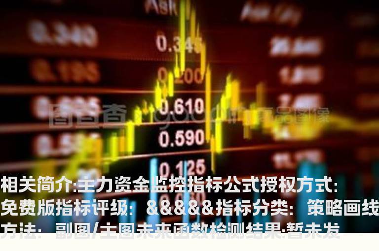主力资金监控指标公式