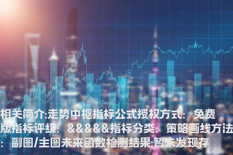 走势中枢指标公式