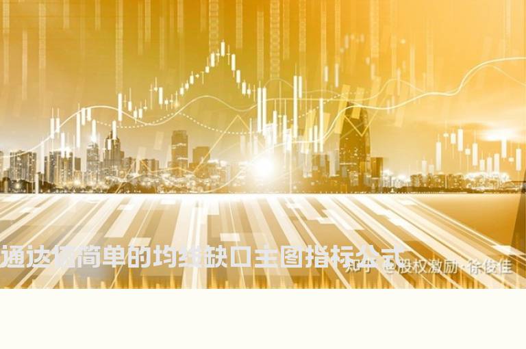 通达信简单的均线缺口主图指标公式