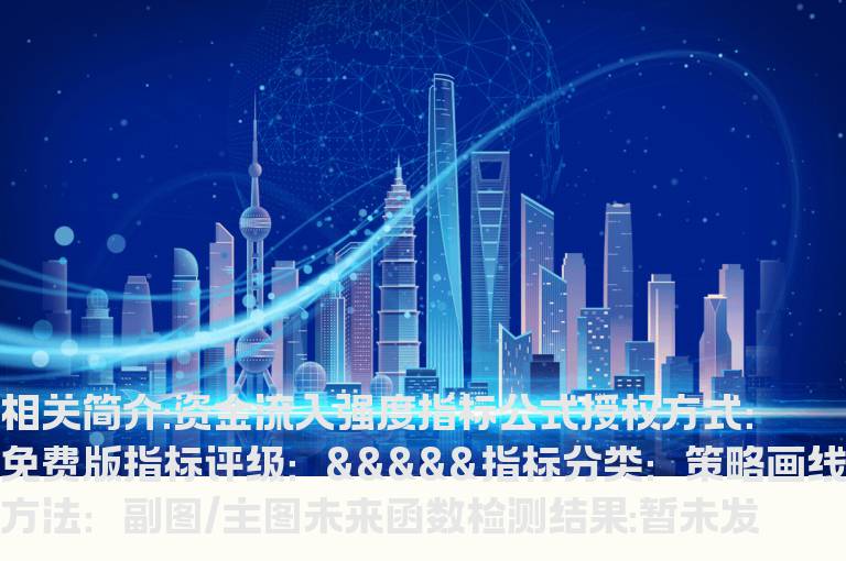 资金流入强度指标公式