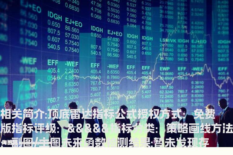 顶底雷达指标公式