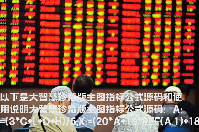 大智慧珍藏版主图指标公式