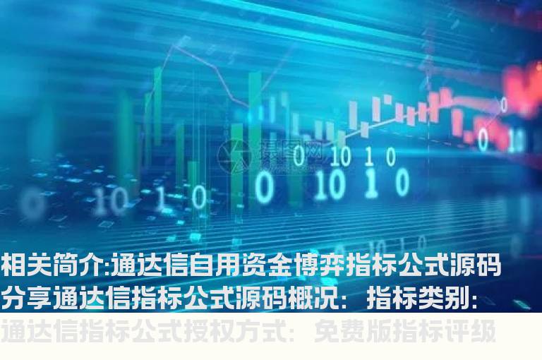 通达信自用资金博弈指标公式源码分享