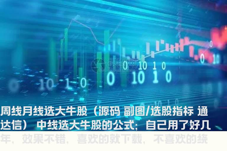 周线月线选大牛股（源码 副图/选股指标 通达信）