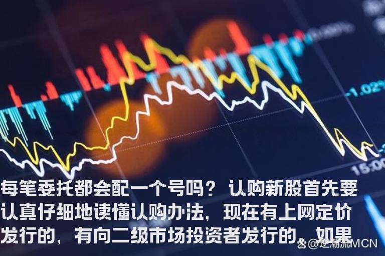 每笔委托都会配一个号吗？