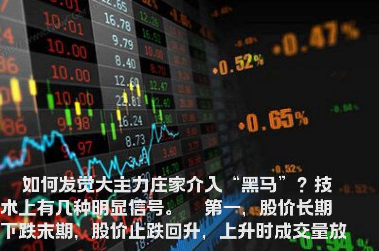 黑马牛股的技术特征
