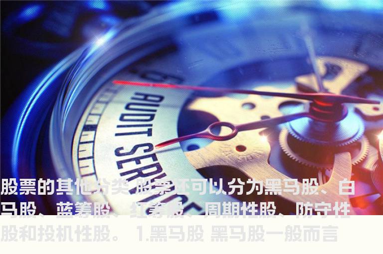 股票的其他分类
