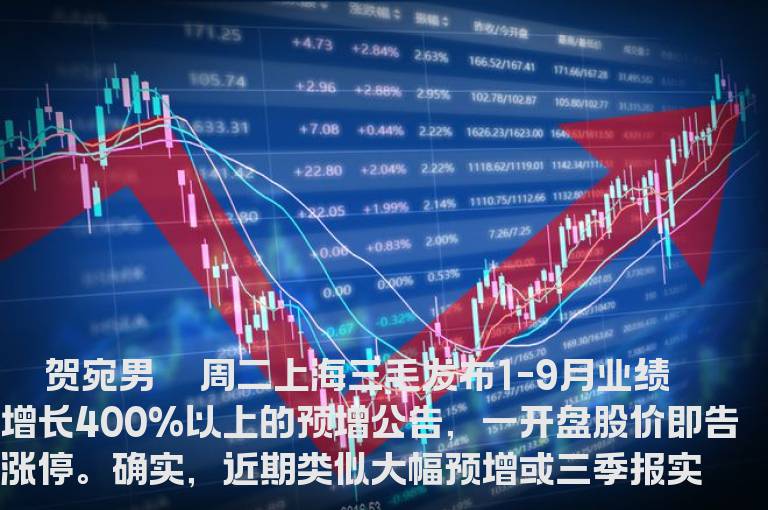 三条路径淘金三季报预增公司