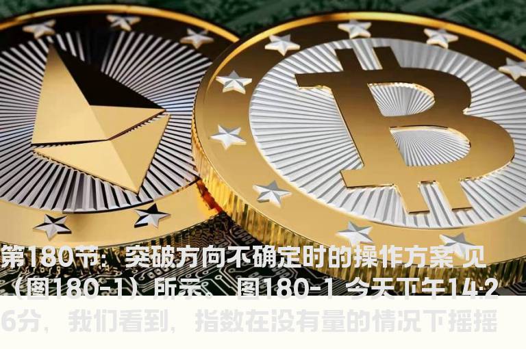 新生300天图解教程 第180节：突破方向不确定时的操作方案