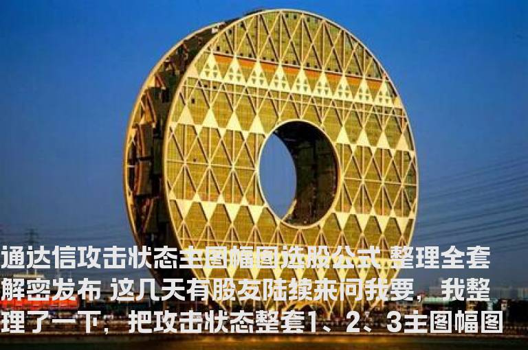 通达信攻击状态主图幅图选股公式 全套整理解密发布