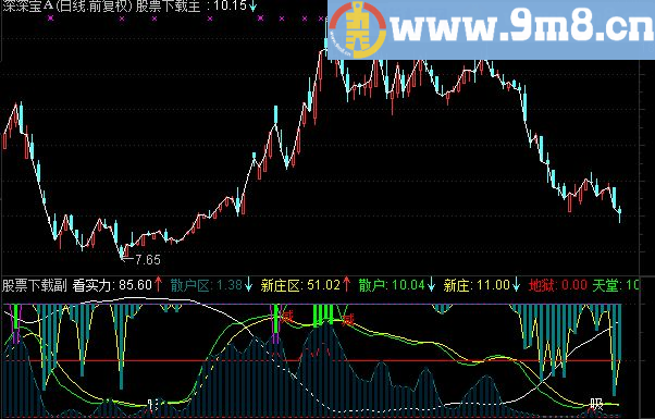 通达信新庄副图指标 日线波段用