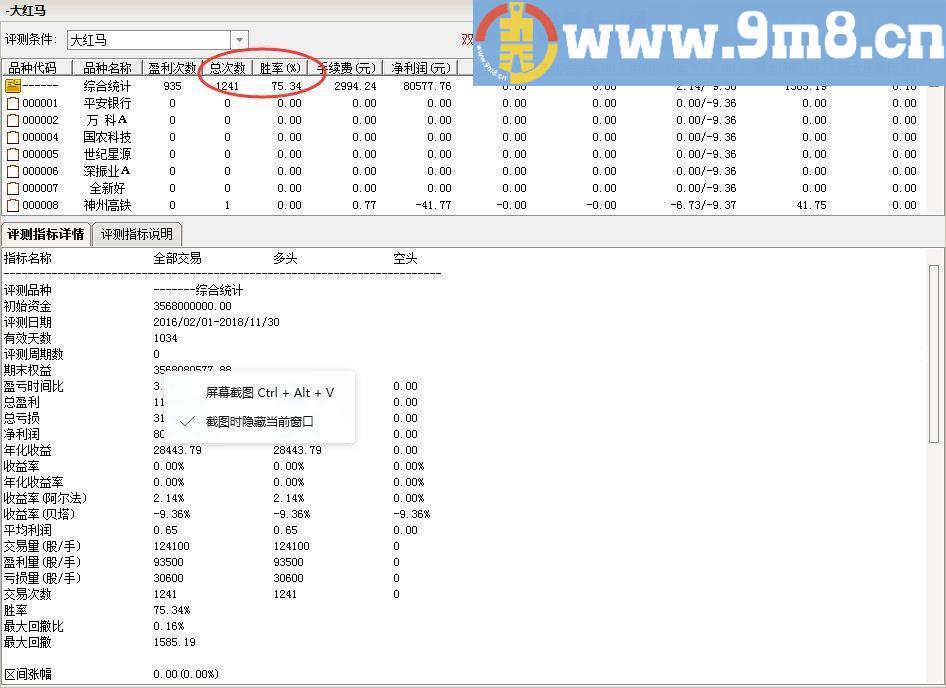 顾头寻牛之 大红马 通达信副图选股指标 源码 贴图 无未来 无偏移