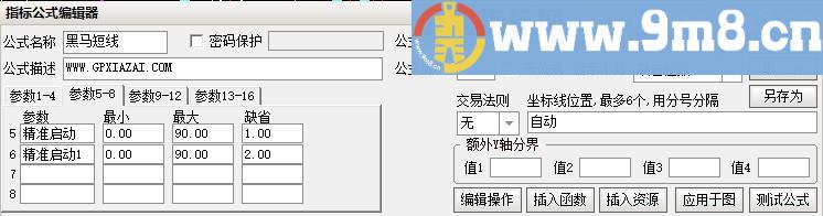 黑马短线 通达信副图指标 源码 贴图