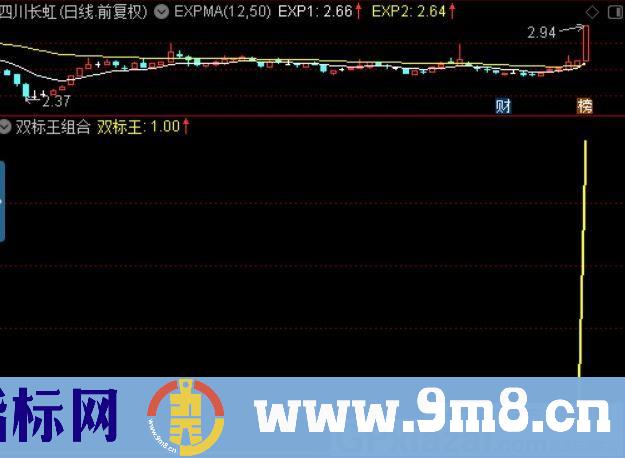 双标王组合 通达信副图/选股指标 源码 贴图 无未来