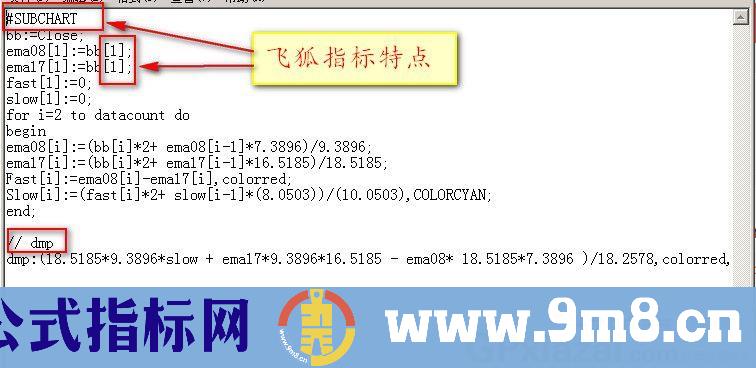飞狐帝纳波利dmp指标转通达信指标 通达信指标 源码 贴图