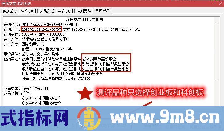 通达信【创业板专供】只做创业板科创板胜率95%超级短线辅助利器 全面量化获利点位概率