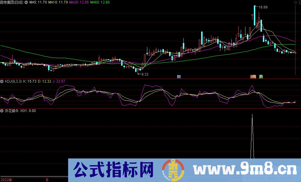 通达信开花骑牛选股指标 源码 贴图