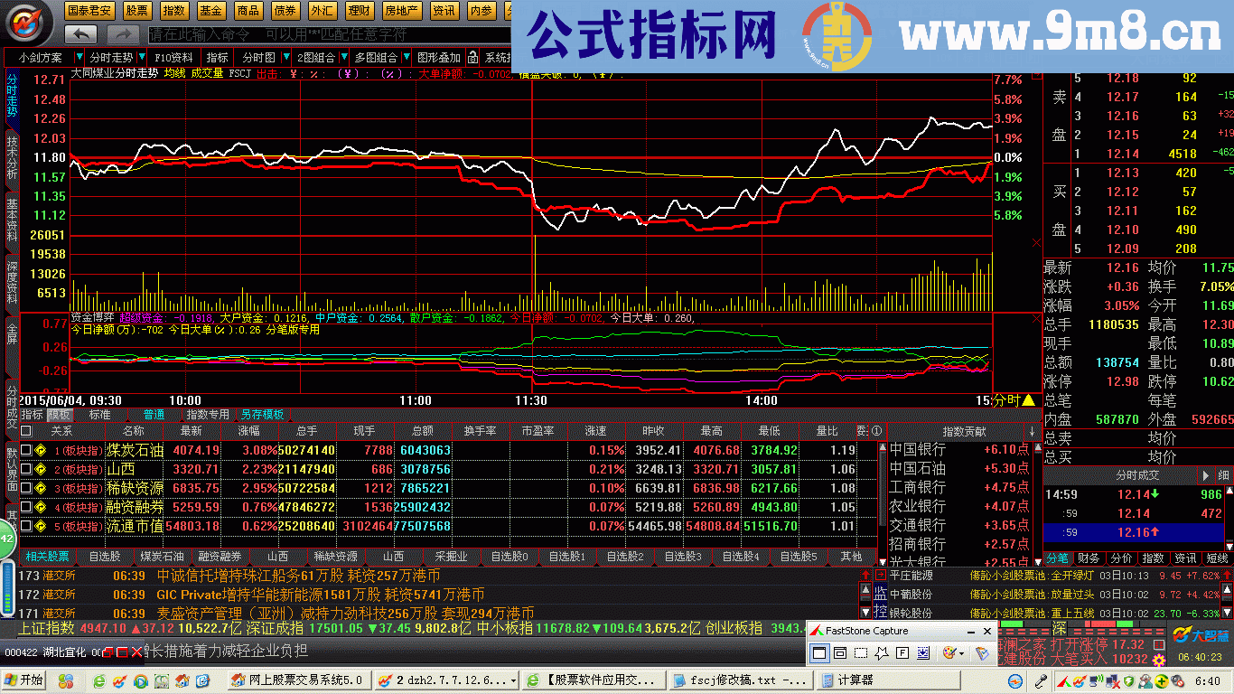 让免费行情也能看到资金博弈源码附图