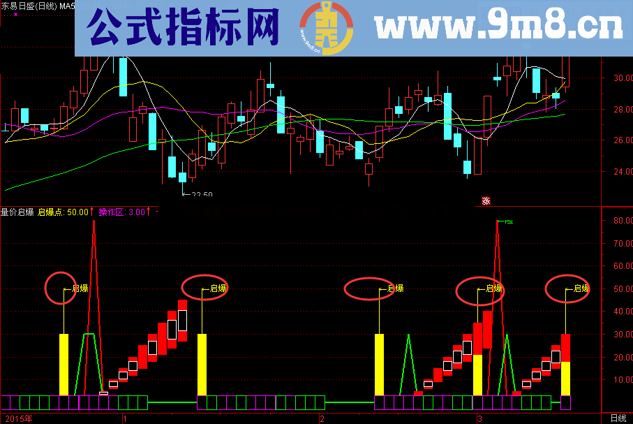 莉波量价启爆（源码 副图 通达信）