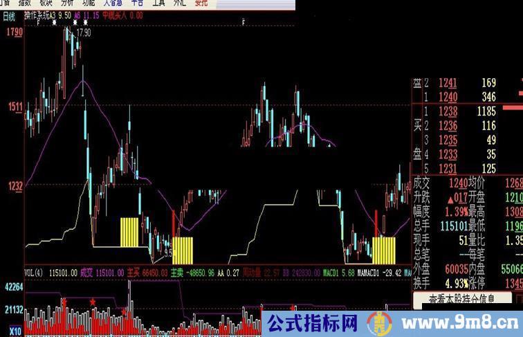 通达信绝好的中线自用指标