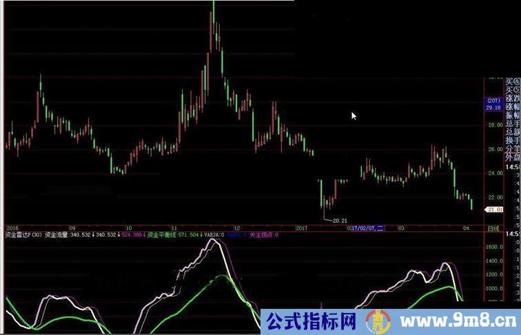 通达信资金雷达P源码附图