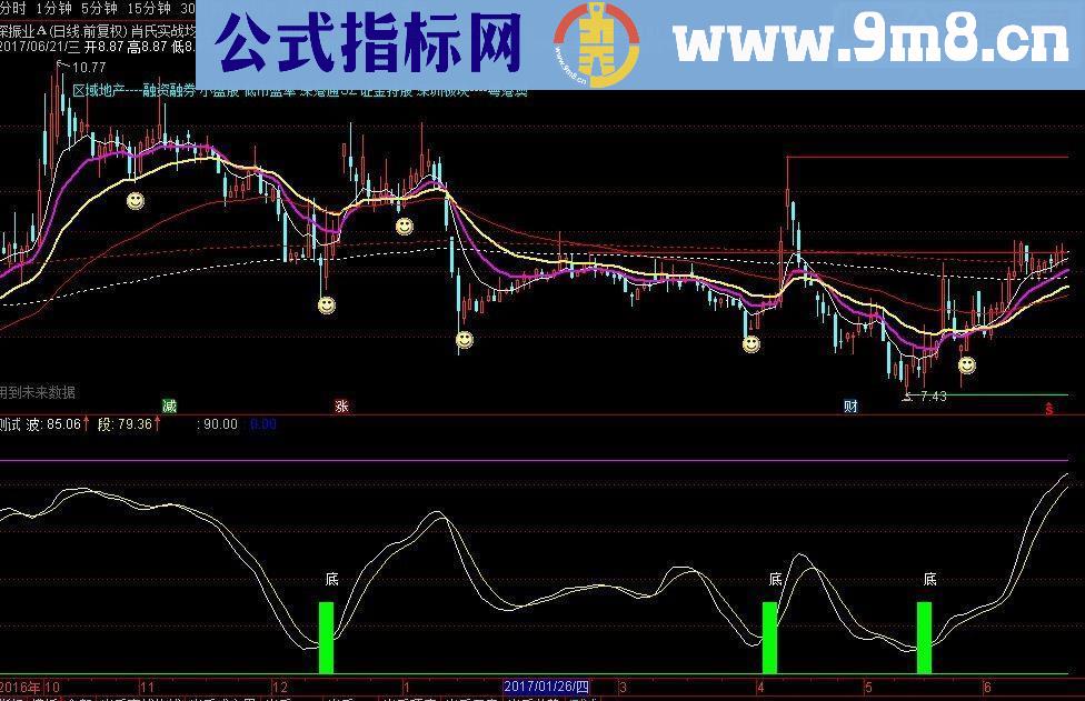 通达信实战公式顶底买卖(指标 副图源码贴图)