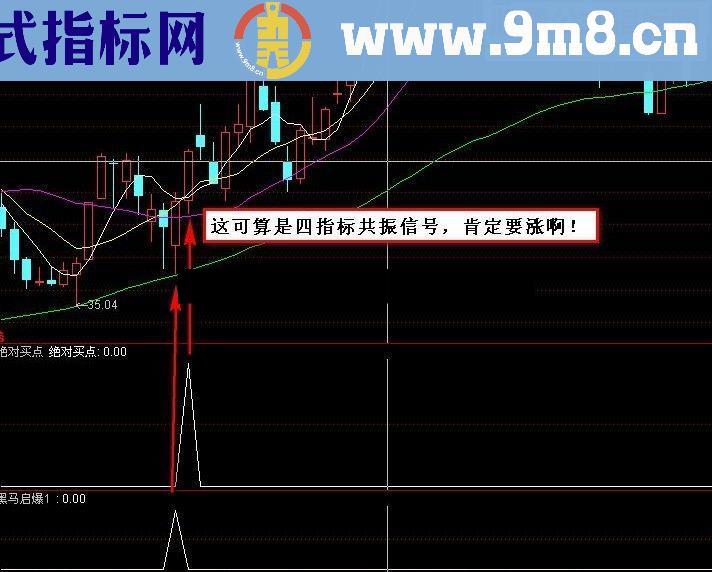 通达信绝对买点指标副图/ 选股贴图