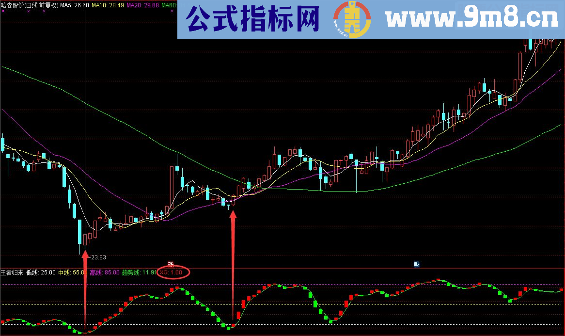 指标中的王者是谁？王者归来（指标 副图/选股 通达信 源码 贴图）没有未来函数