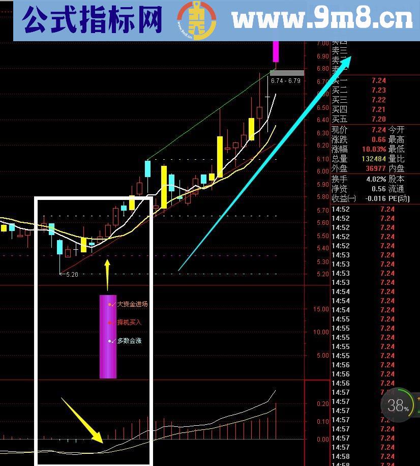 监控庄家和私募的利器(源码) 无未来函数!