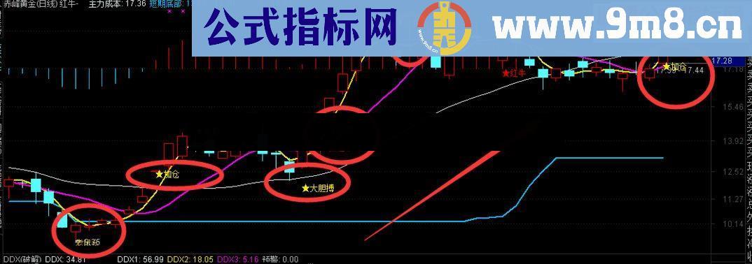 红牛珍藏版指标,精准买卖点,赚钱利器!