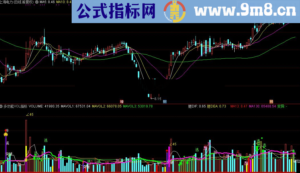 通达信多功能VOL指标公式