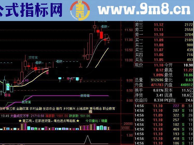 通达信★上升途中跳空并排双阳选股★(源码 选股/副图 贴图)