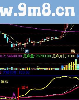 通达信金牌黑马（源码副图贴图）