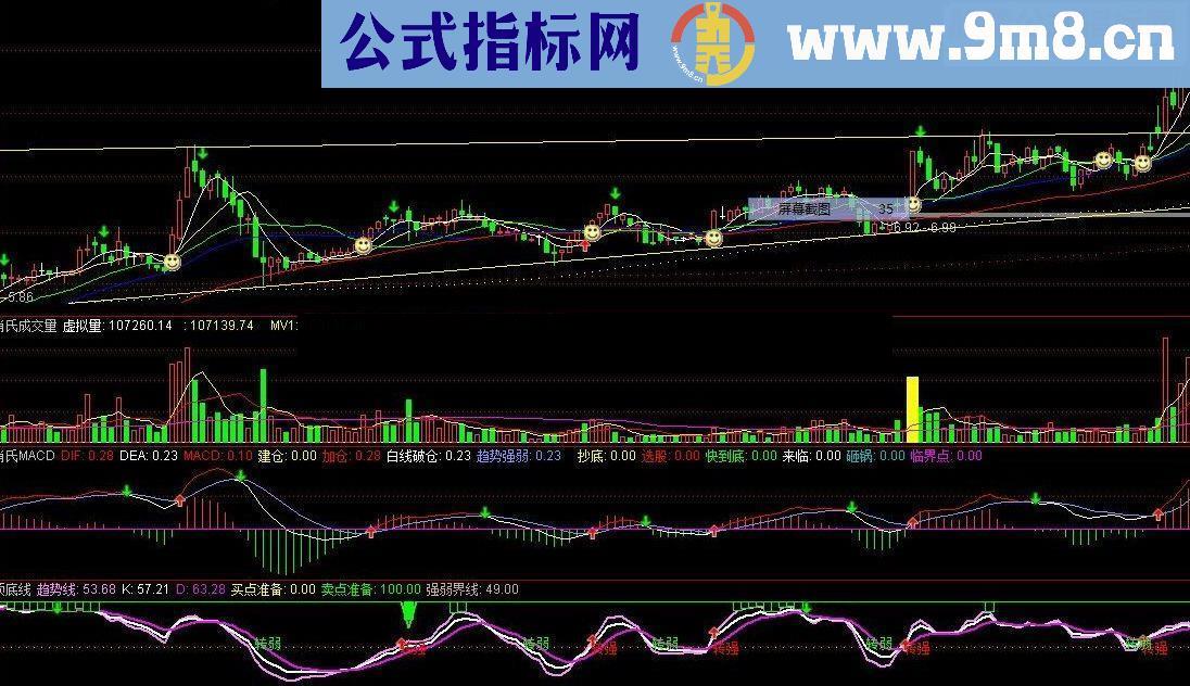 通达信使用多年经过实战的好指标——顶底线指标公式